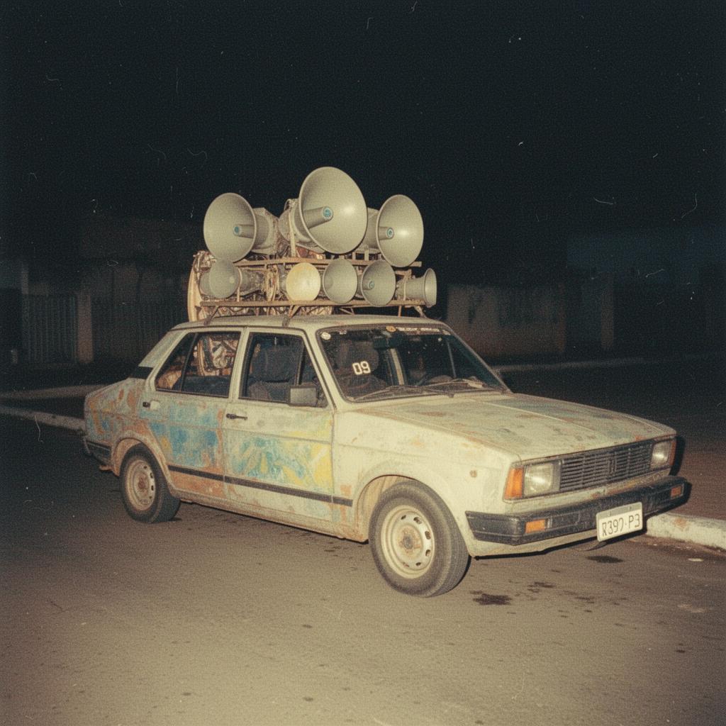 Carro de som antigo